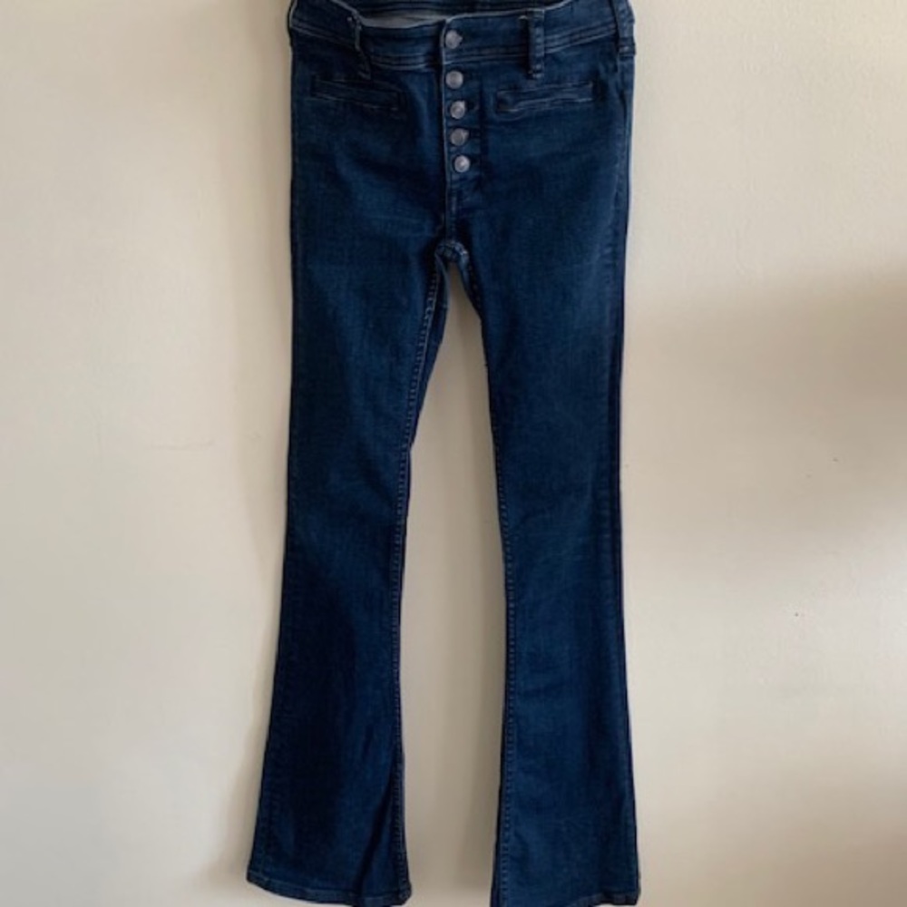Free People 61855-16515125 Size W24 Flare Jeans